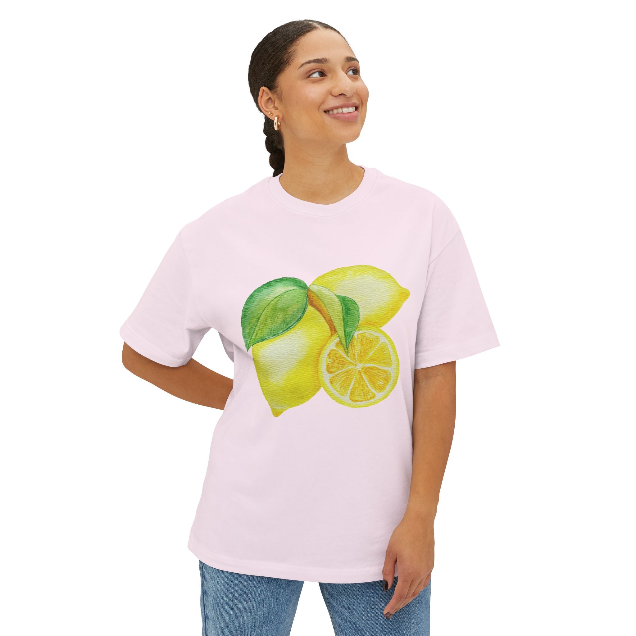 Lemon Watercolor Tee — Zesty Bright Citrus Graphic T-Shirt