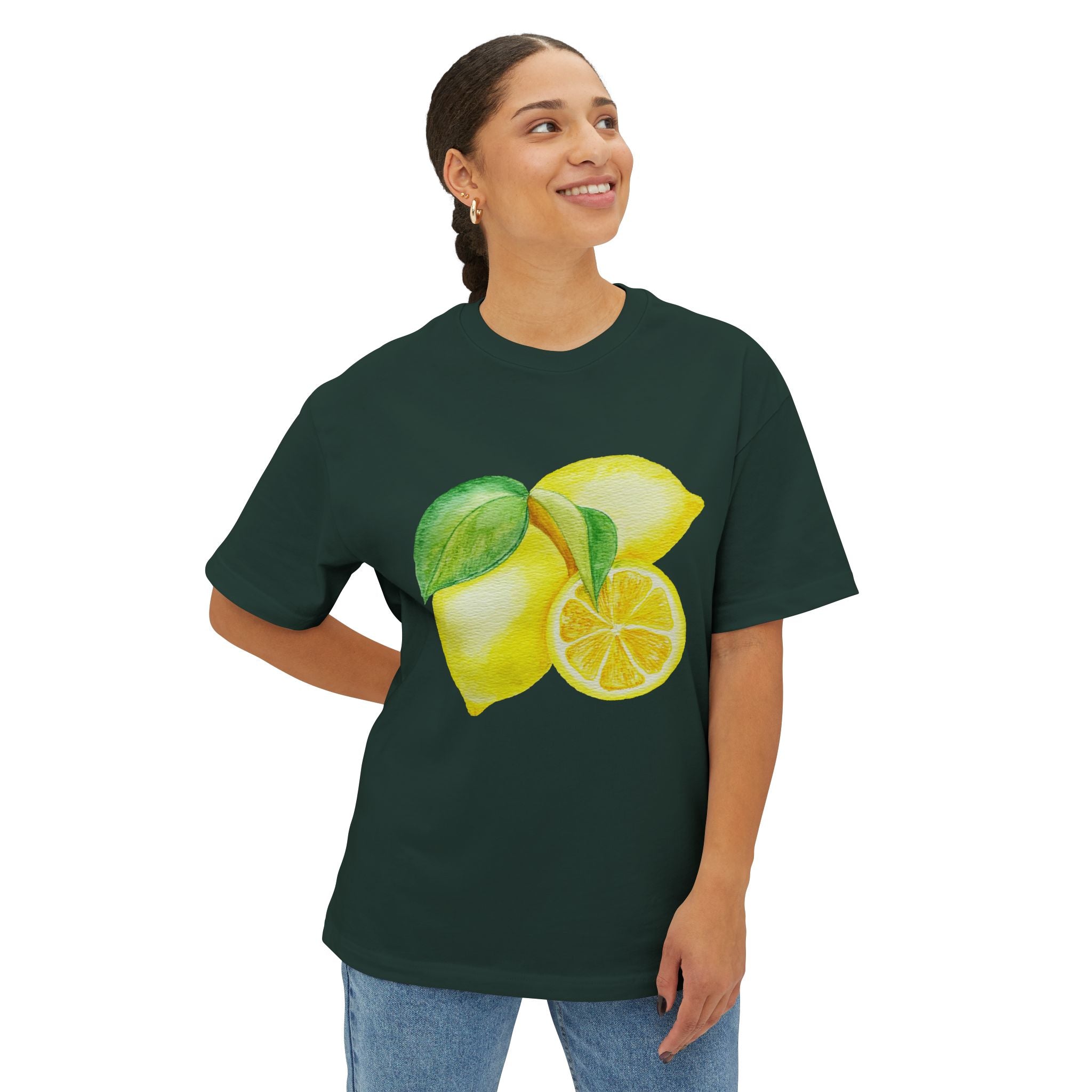Lemon Watercolor Tee — Zesty Bright Citrus Graphic T-Shirt