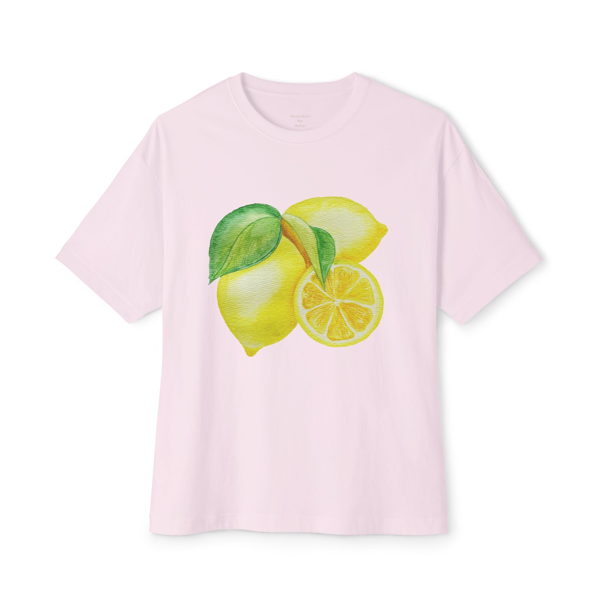 Lemon Watercolor Tee — Zesty Bright Citrus Graphic T-Shirt