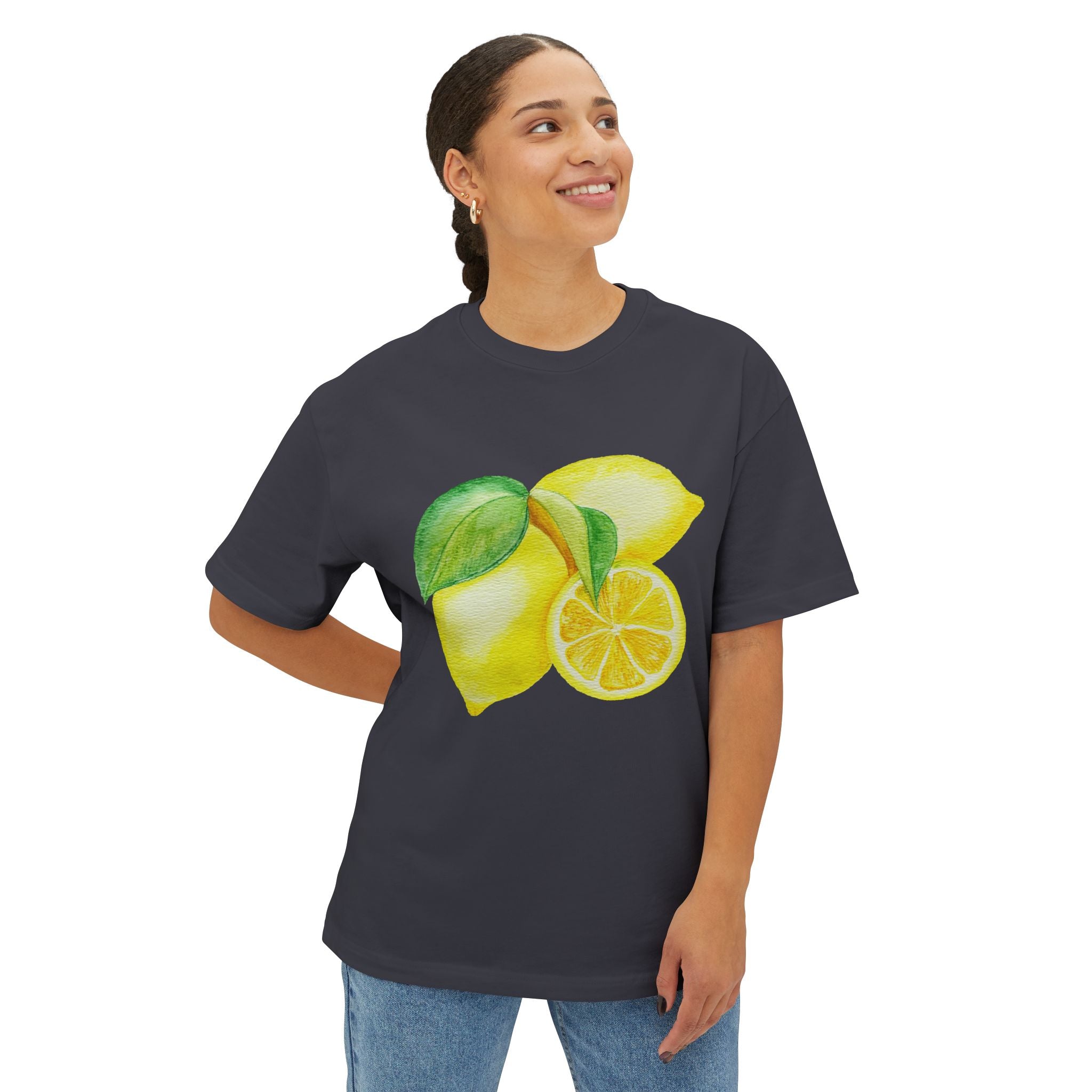 Lemon Watercolor Tee — Zesty Bright Citrus Graphic T-Shirt